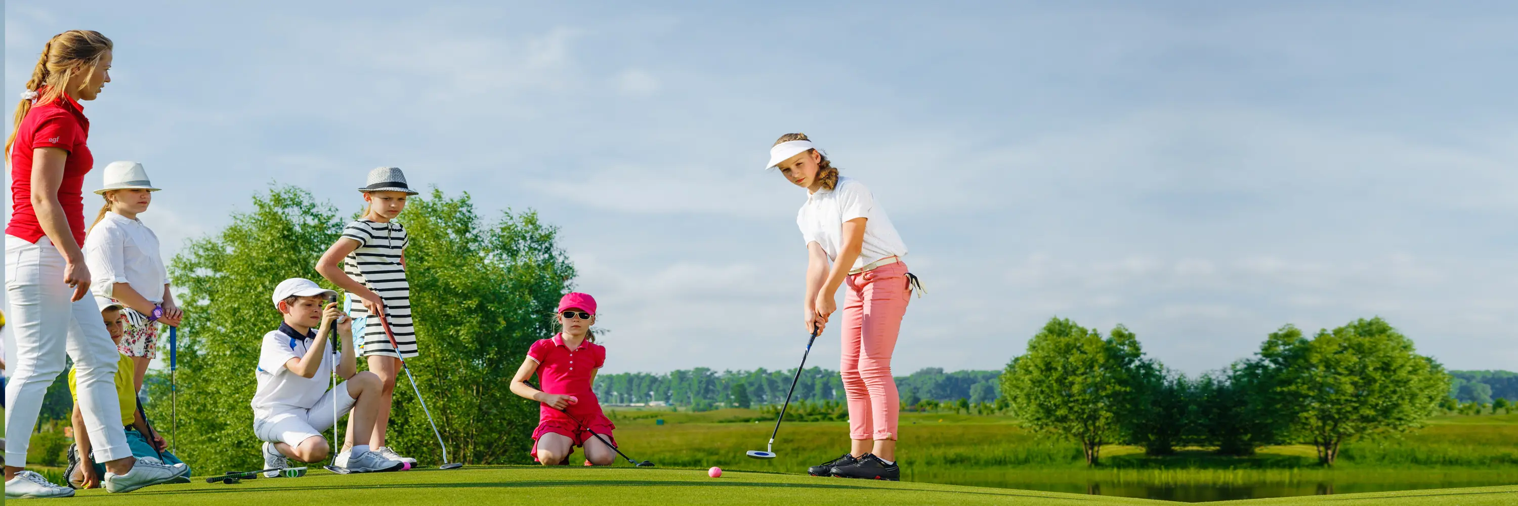 Golf de Lesigny (77) - Stage de Golf junior - perfectionnement - de 12 à 16 ans