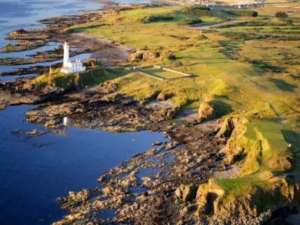 Un paradis pour les golfeurs sur la côte ouest de l'Écosse.