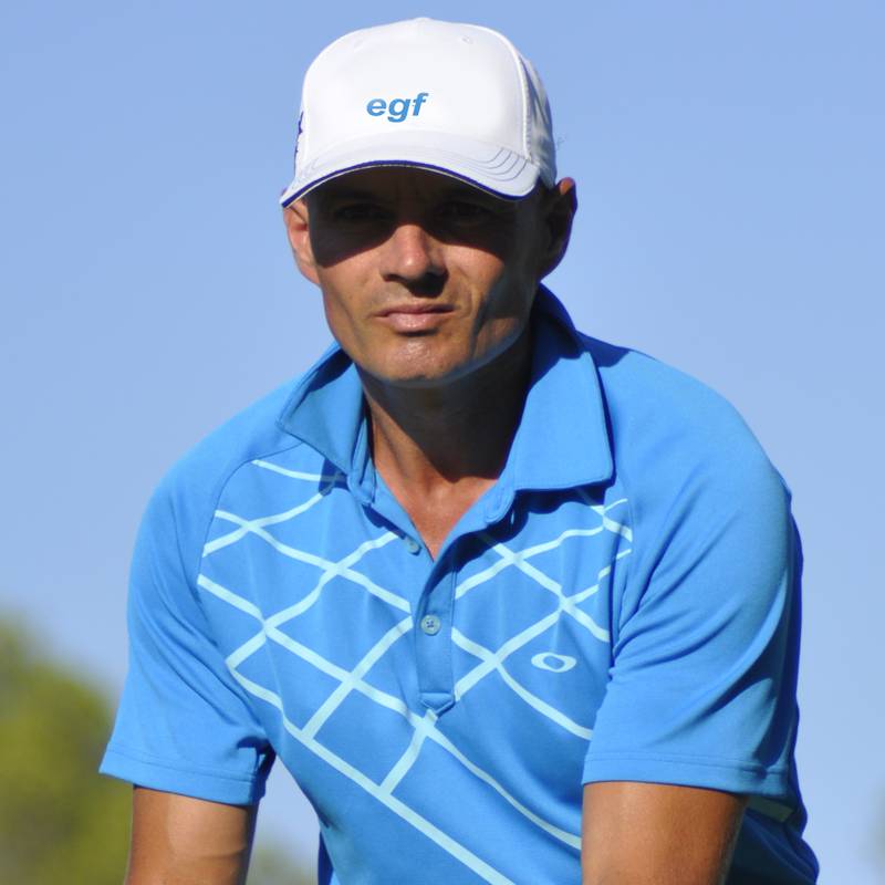 Lionel Bérard fondateur de l'Ecole du Golf Français Le alt du bloc test